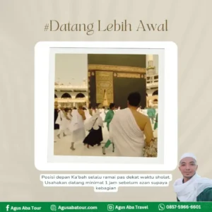 Cara Sholat depan Ka'bah