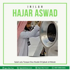 hajar Aswad Tempat Doa Mustajab