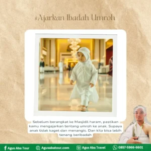 Tips umroh Bawa Anak Kecil